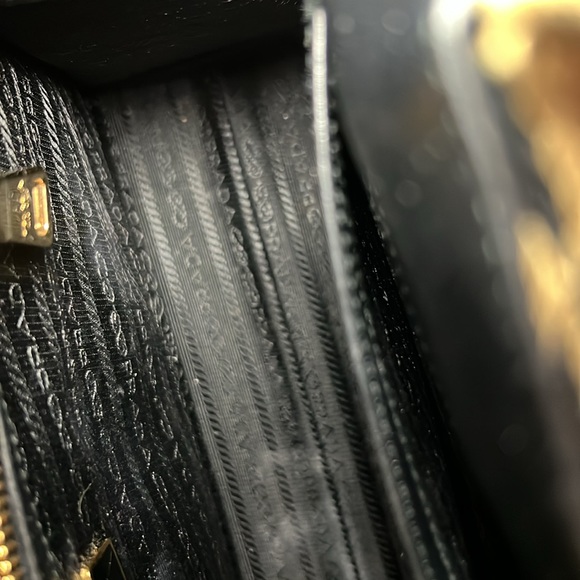 Small Prada Symbole embroidered fabric handbag - Picture 11 of 13